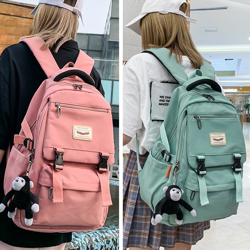 Fashion Women Backpack Large Capacity School Bag For Girls Waterproof Travel Large Bagpack Shopee Philippines