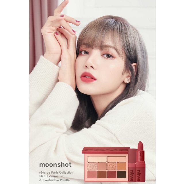 BlackPink Lisa Moonshot Rêve Stick Extreme Pro Lipstick + (1) Lisa