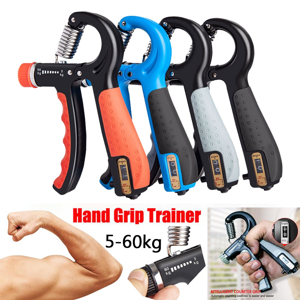 Adjustable Hand Grip Strength Exercise Enhancer Gripper | Shopee ...