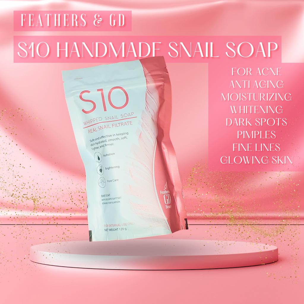 S10 snail soap original /Beauty soap/Whitening/Acne/Anti aging/Scar