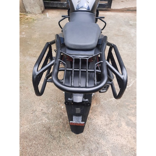 KAWASAKI DOMINAR 400CC TOP BOX BRACKET WITH SIDE PANNIER HEAVY