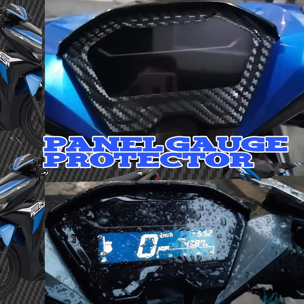 PANEL GAUGE PROTECTOR (CARBON STICKER ) FOR HONDA CLICK 125I\150I ...