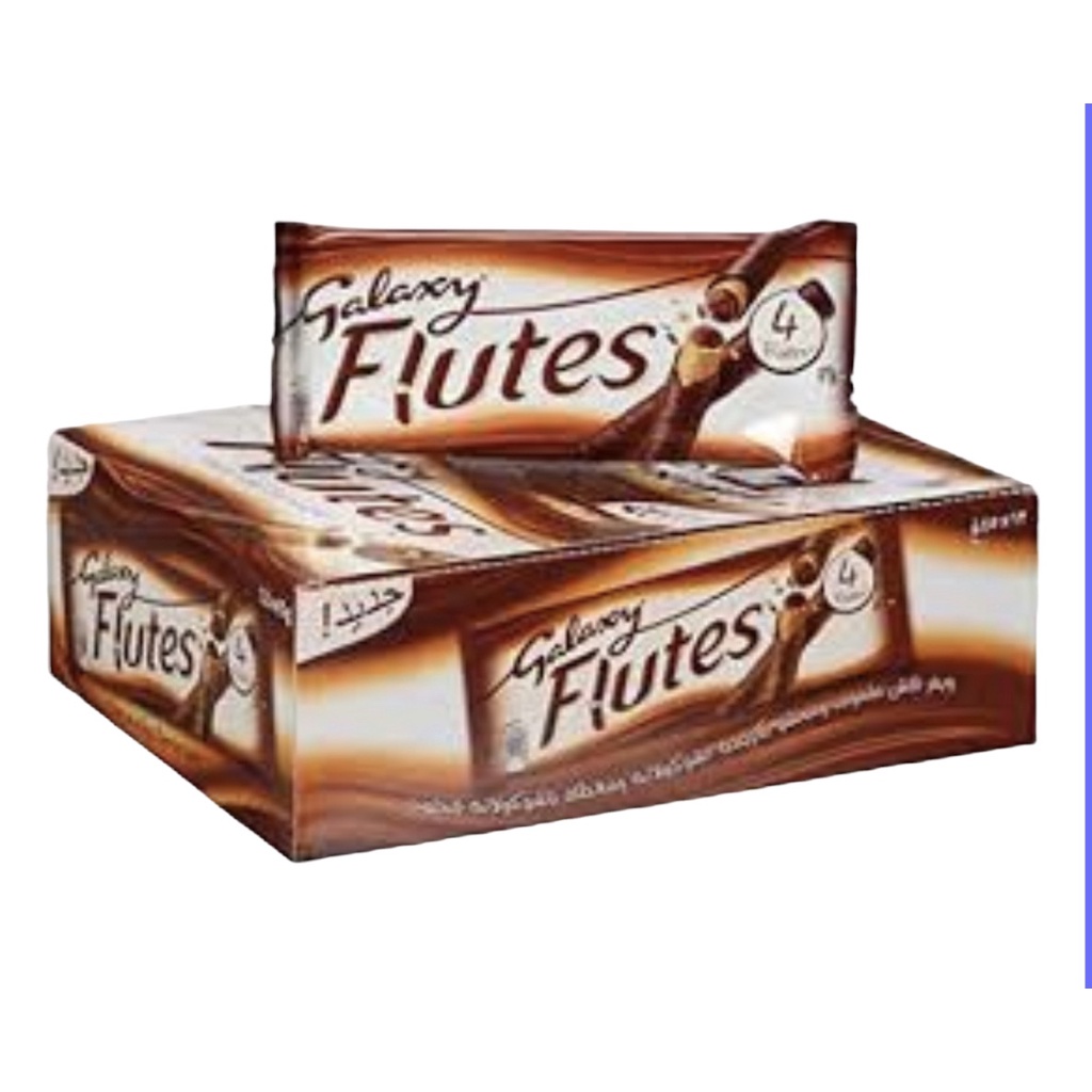 GALAXY FLUTES 4 FINGER CHOCOLATE (12 x 45g) Shopee Philippines
