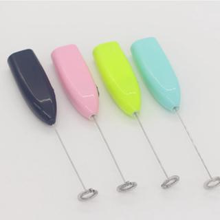 Electric Mini Egg Beater Drinks Milk Coffee Frother Handheld Foamer Whisk Mixer Stirrer, Size: 20.5 x 3.5 x 2.5cm, Black