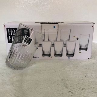 Drinking Glass Plain/ Colored Set 6PCS 9oz High Quality GLASS