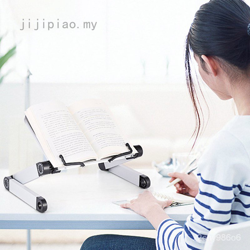 Adjustable Book Stand Lightweight Aluminum Reading Holder, Perfect