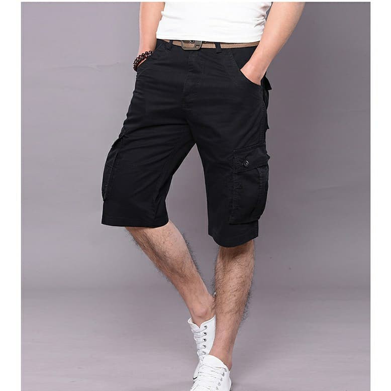 6 pocket clearance shorts black