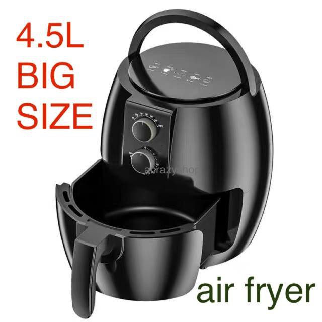 4.5L Air Fryer Oil free Fryer for healthy cooking Shopee