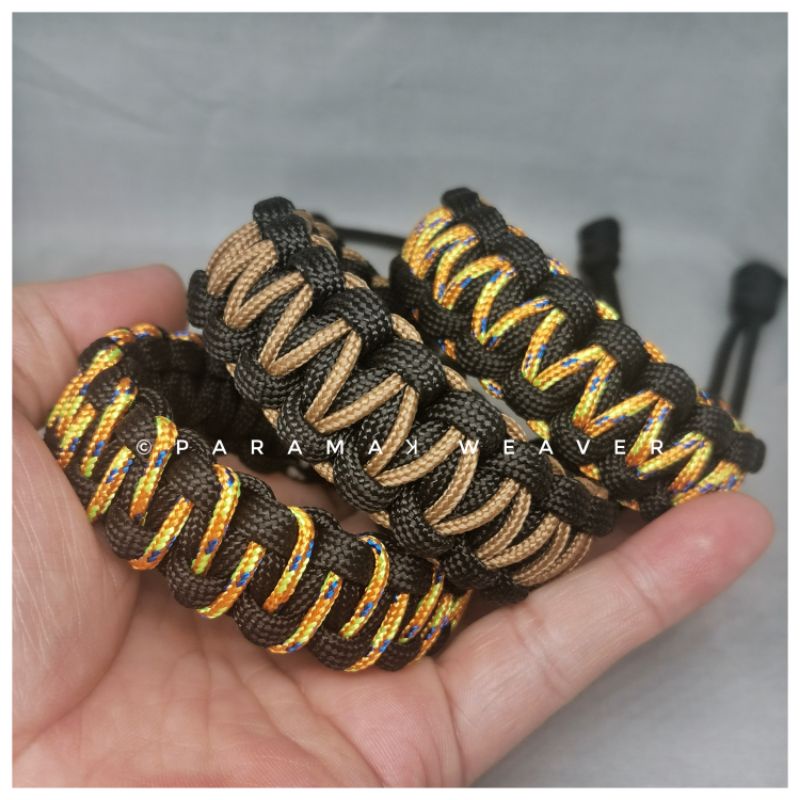 Mad Max Style Adjustable Paracord Bracelet 