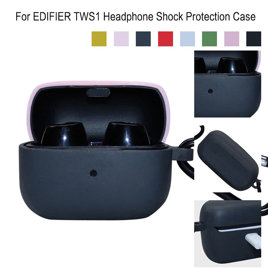 Edifier Tws1 Case Edifier TWS1 Pro Silicone Earphone AntiShock Protection Case with Hook High