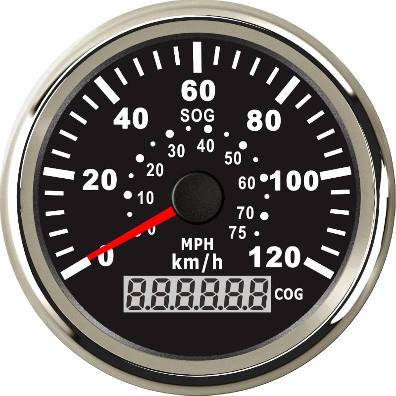 85 mm Boat GPS Speedometer 60 km/h 120Km/h speed Gauge Meter fit Car ...