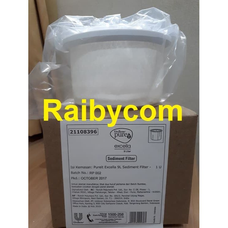 Pureit Excella 9 Liter Micro Fiber Filter Micro Pure it MFMW | Shopee ...