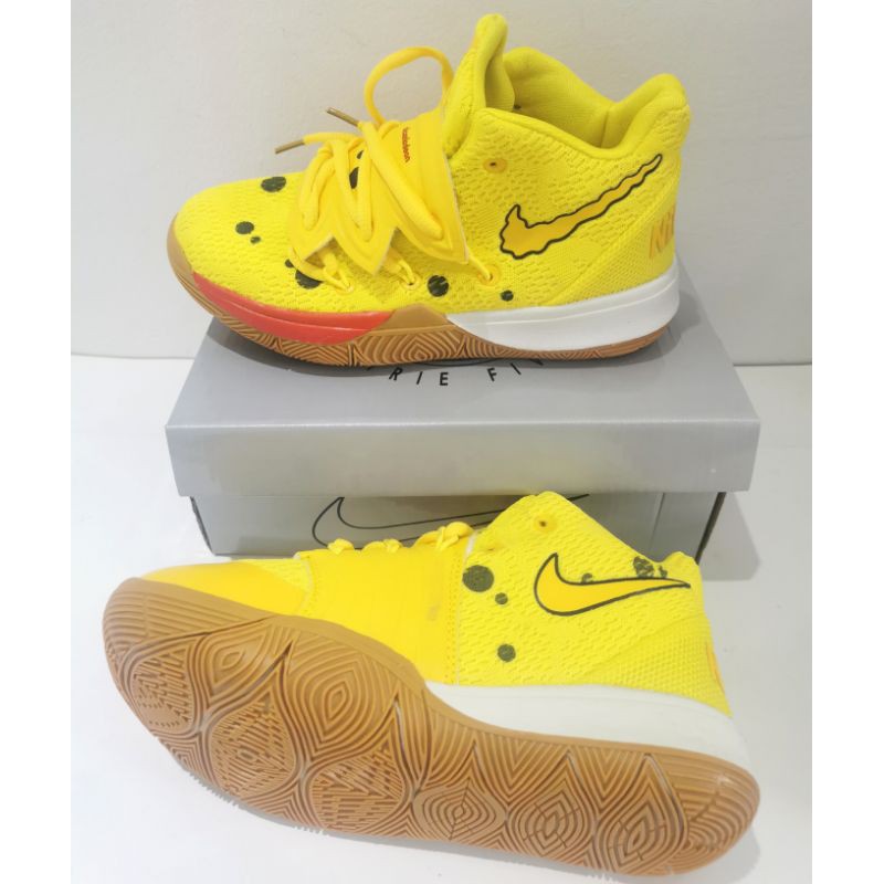 Nike kyrie 5 Spongebob basketball shoes for kids 788 2m 788 3s no box Shopee Philippines