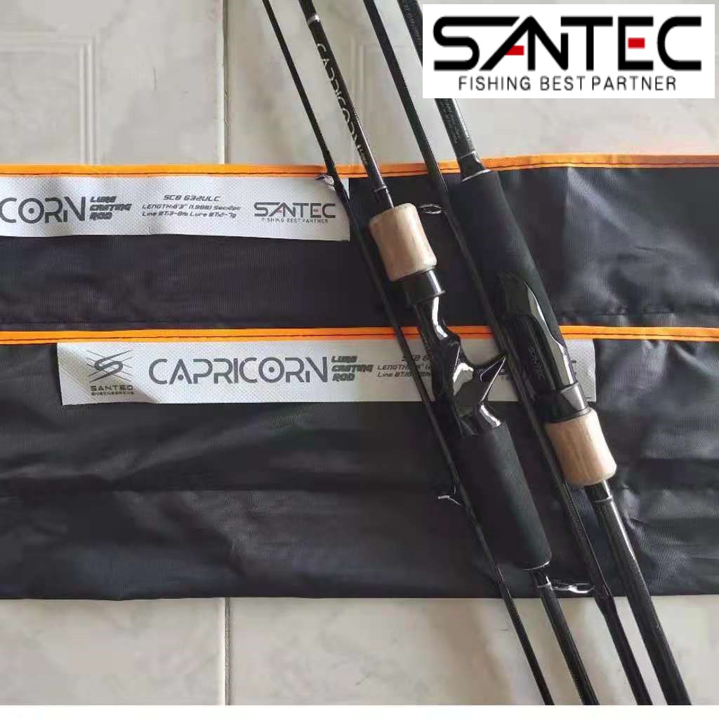 SANTEC CAPRICORN BASS FISHING ROD | Shopee Philippines