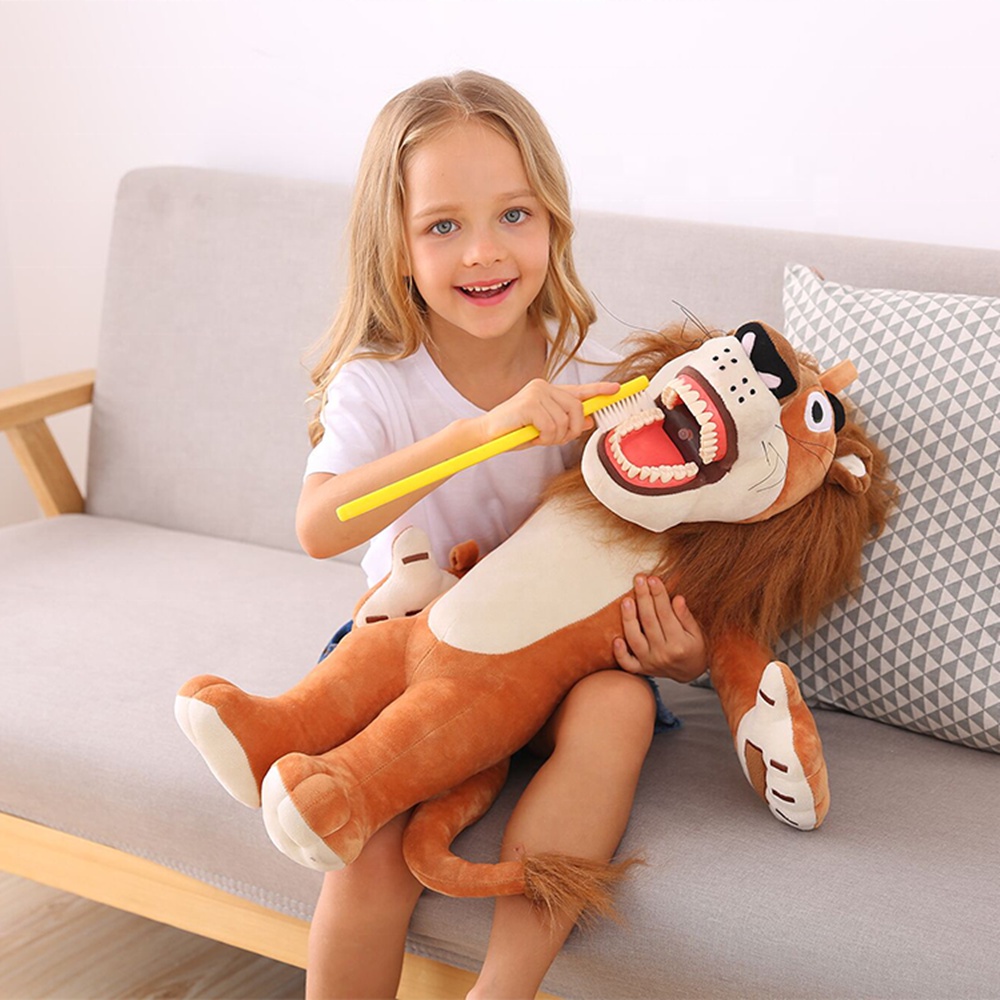 Dental Plush Dolls Large Antifog Animal Cartoon Kids Gifts with Big