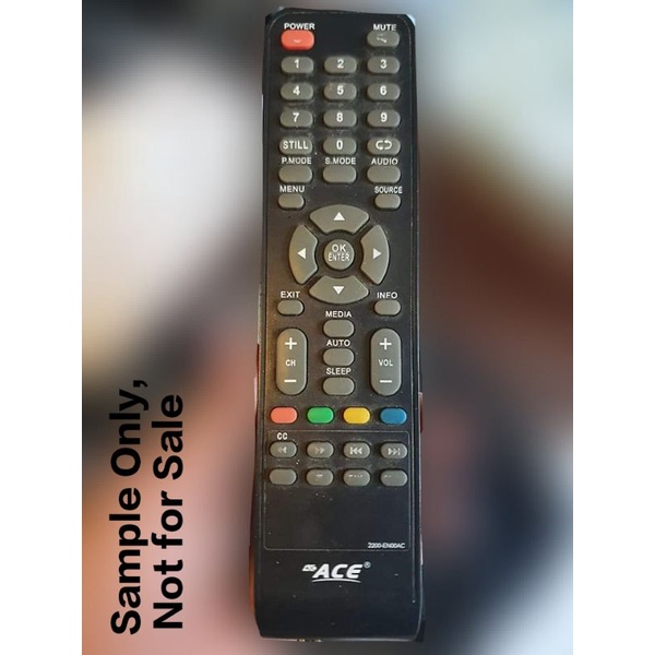 ACE LED TV Remote / Replacement Only, Universal | Shopee Philippines