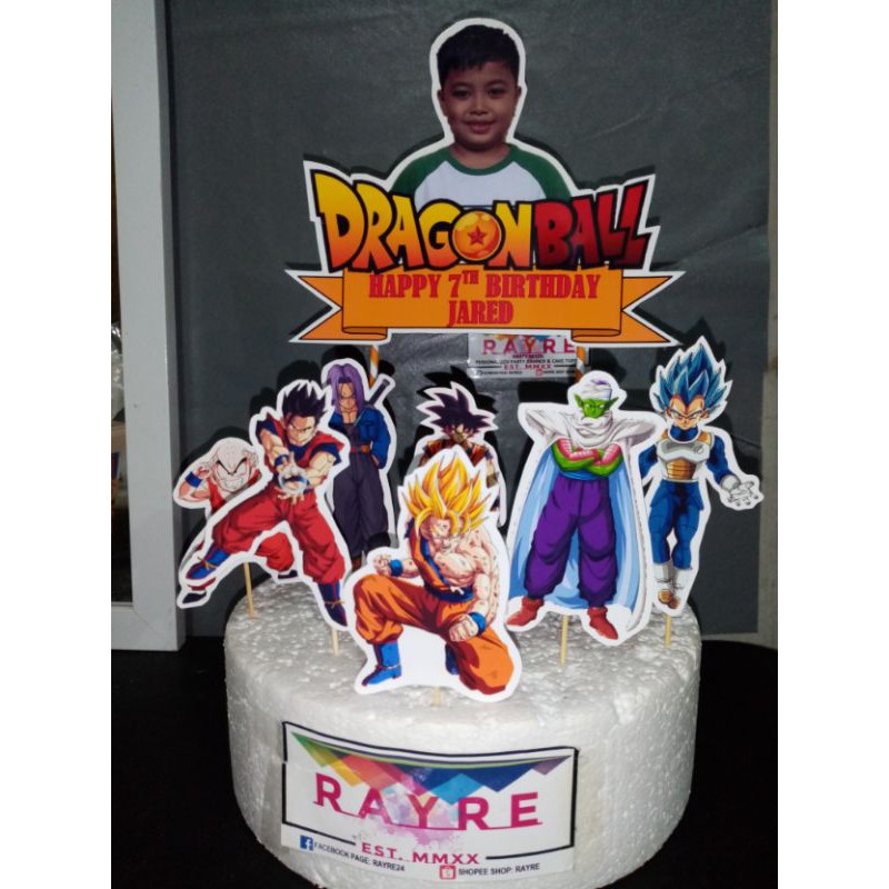 DRAGON BALL PERSONALIZED CAKE TOPPER | Shopee Philippines