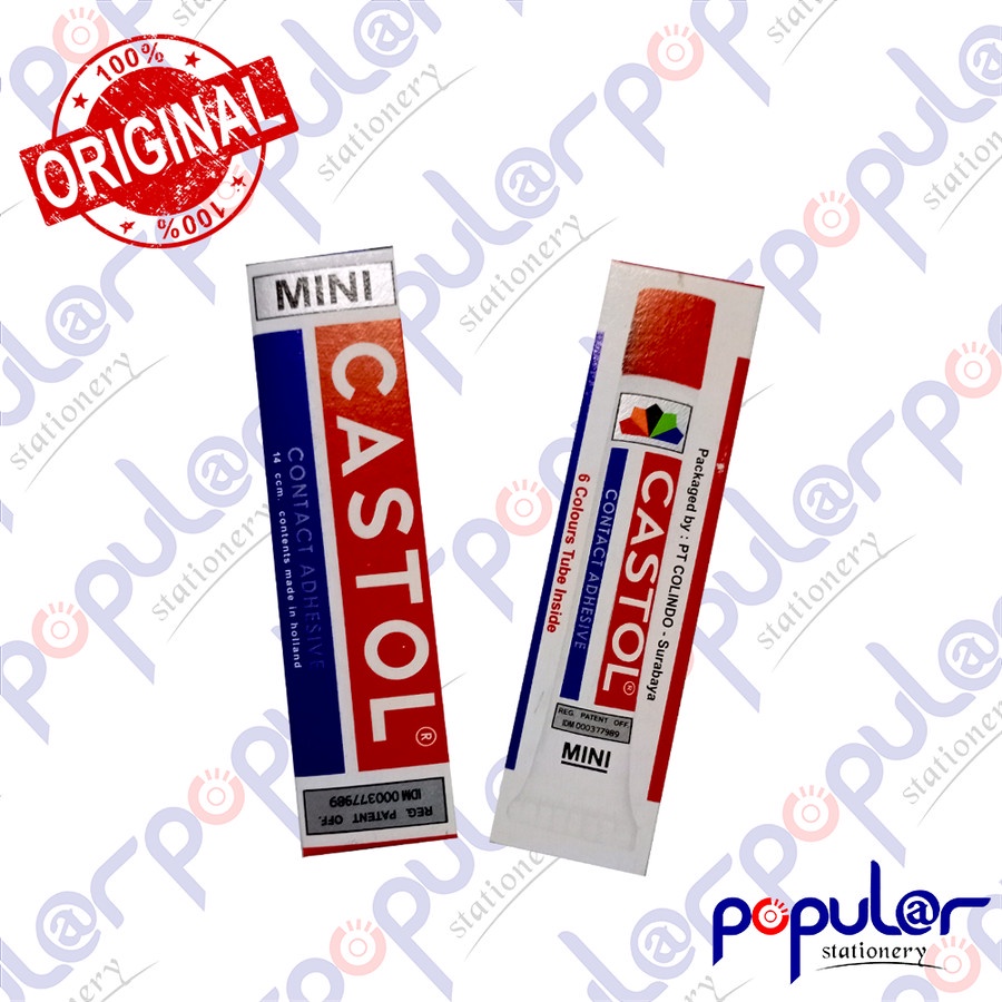 Glue Castol Contact Adhesive Tube Mini 14cc | Shopee Philippines
