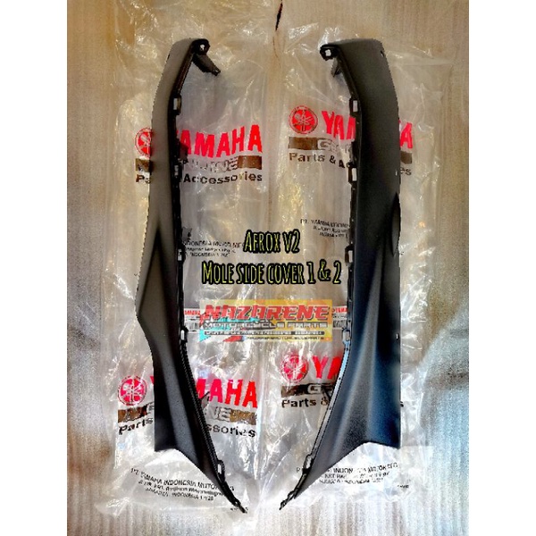 YAMAHA AEROX V2 MOLE SIDE COVER 1 & 2 (BBP-F171L/BBP-F171M) | Shopee ...