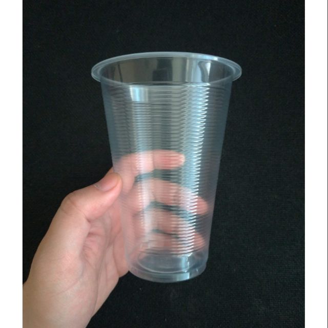 Plastic Cups Milk Tea Cups Halo Halo Cups Ripple Cups 95mm 50 Pcs Cups Only No Lid 5355