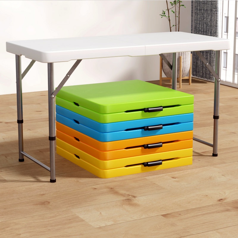 ️【All available】Folding Table Portable Outdoor Picnic Stall Stall Floor ...