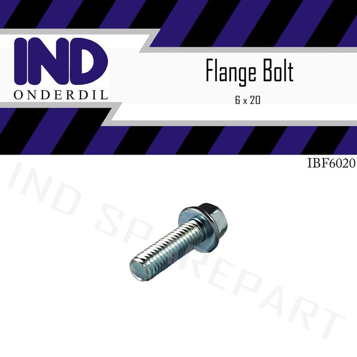 IND Parts Bolts/Buds/Bolts Flange/Hats M6x20/6x20 K8/Key 8 | Shopee ...