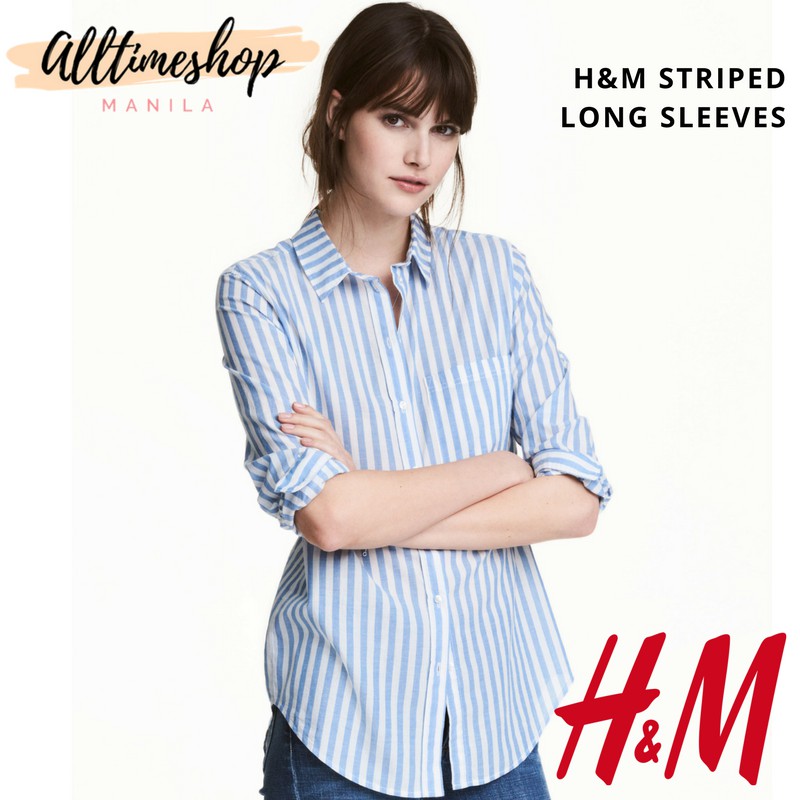 H and m long sleeve clearance blouse