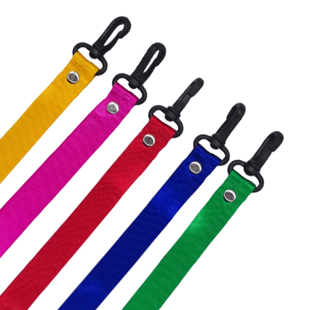 1Pc Plain Solid Color Lanyard 3/4 Thick ID Lace Safety Hanging Neck ...