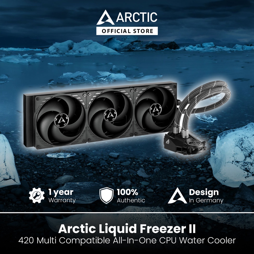 Liquid Freezer II 420 RGB  Multi-Compatible AiO CPU Water Cooler
