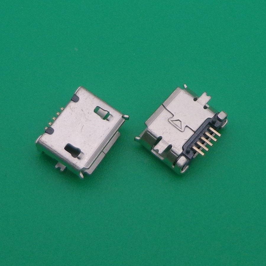 on sell 100pcs micro usb socket 5pin smd pin long needle 5pin smd