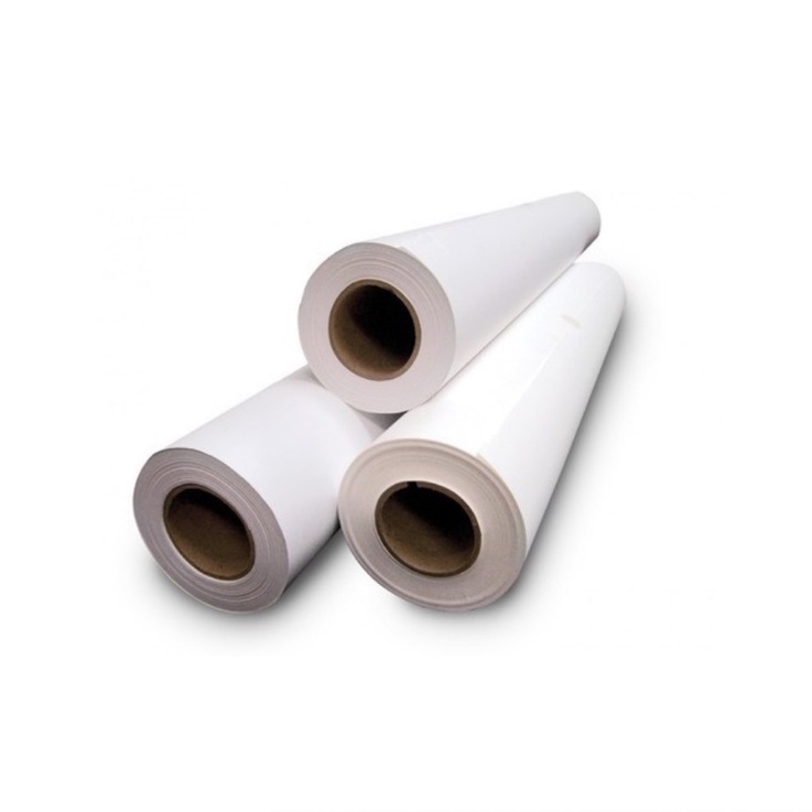 Plotter Paper   White Plotter Paper 80gsm 2in Core For Digital 