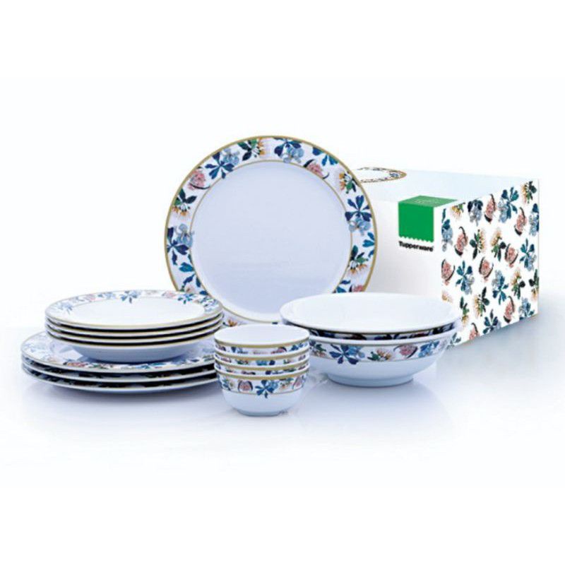 Tupperware Wild Flower Melamine Collection Set of 14-pcs | Shopee ...
