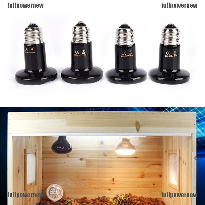ceramic emitter heat light bulb for reptile pet brooder | Shopee ...