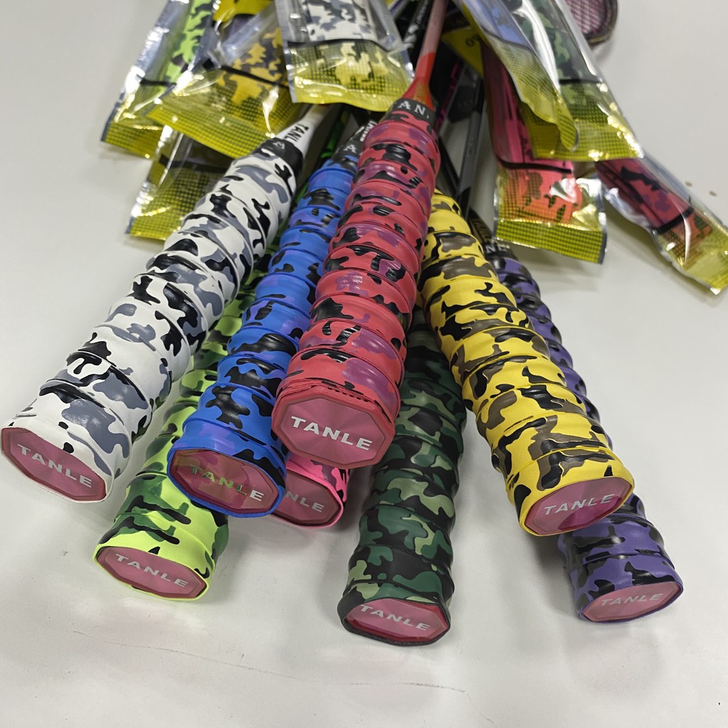 1PC camouflage floral badminton racket grip belt keel hand glue ...