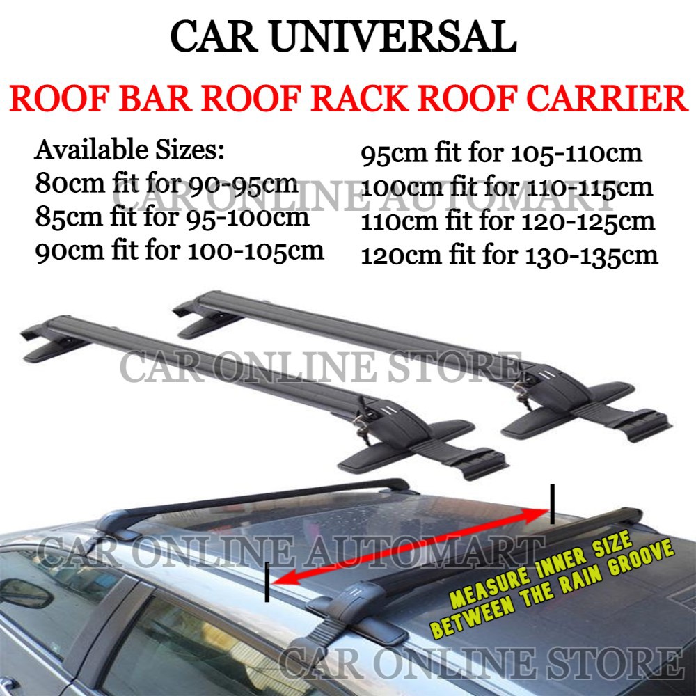 Universal Auto Portable Car Roof Rack / Carrier Outdoor Top Holder -1 ...