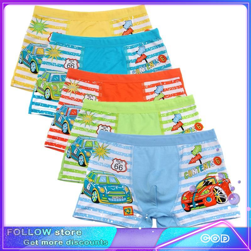 panty 3 10 Year Old 5 Colors Boys Car Boxer Shorts Trendy