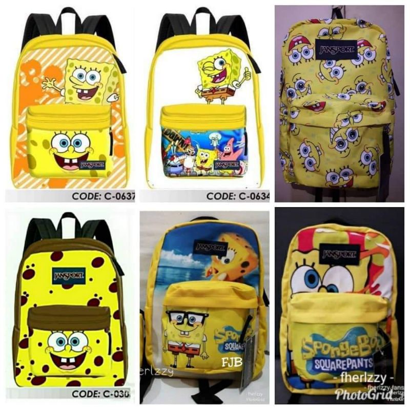 Spongebob jansport backpack on sale