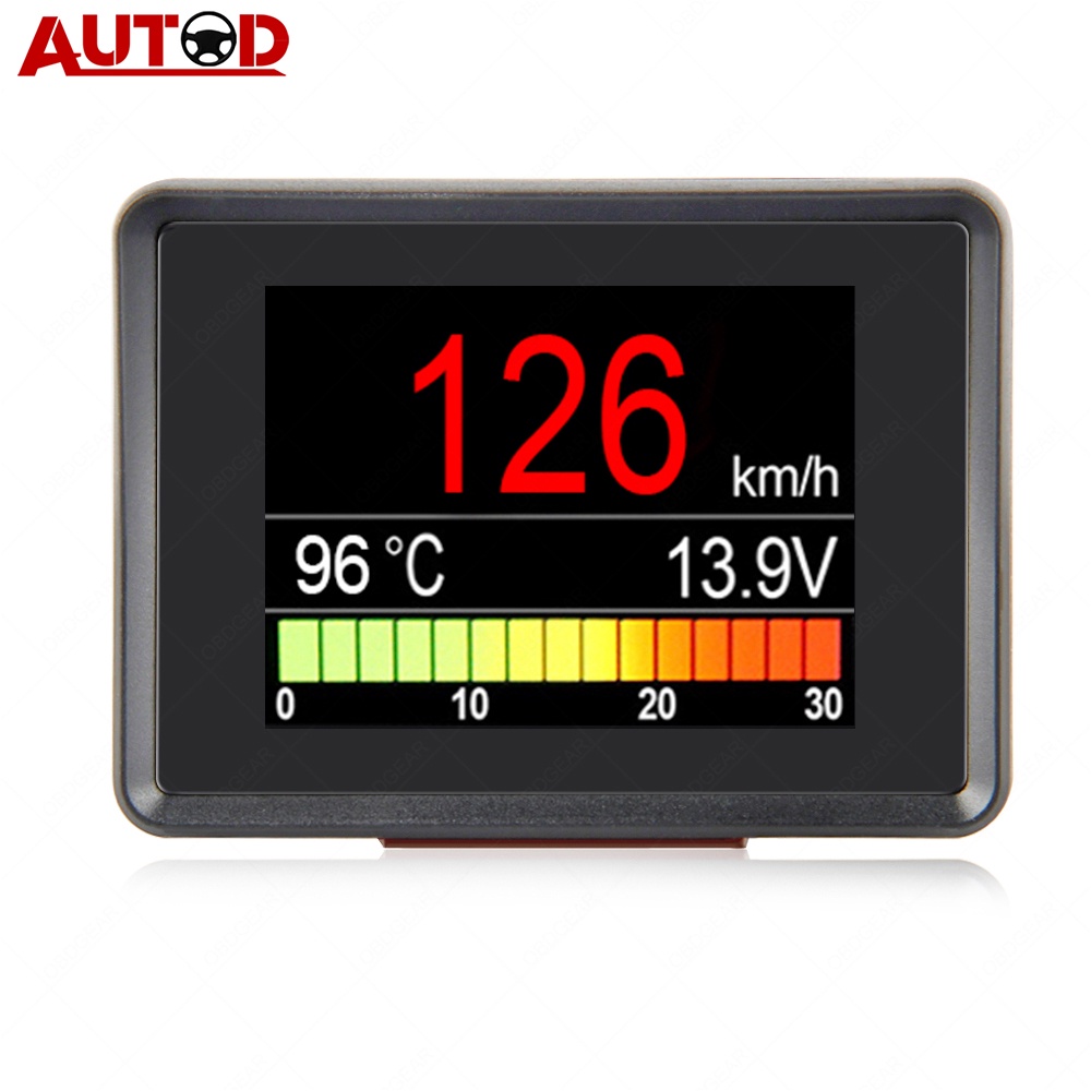 A203 OBD2 Coolant Temperature Gauge Diagnostic Tool Scanner Tachometer