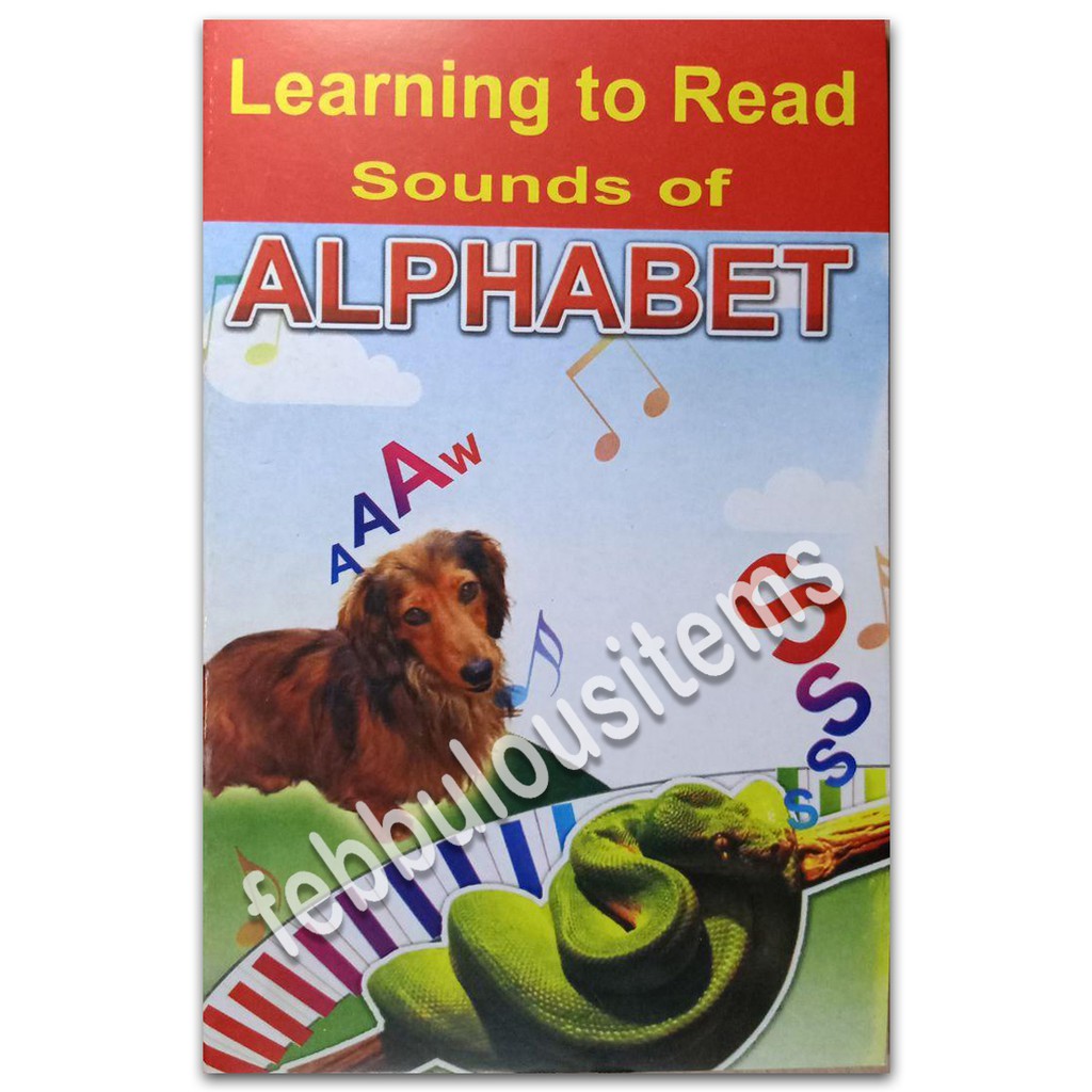 Learning to Read Sound of Alphabet Children's Educational Book | Shopee ...