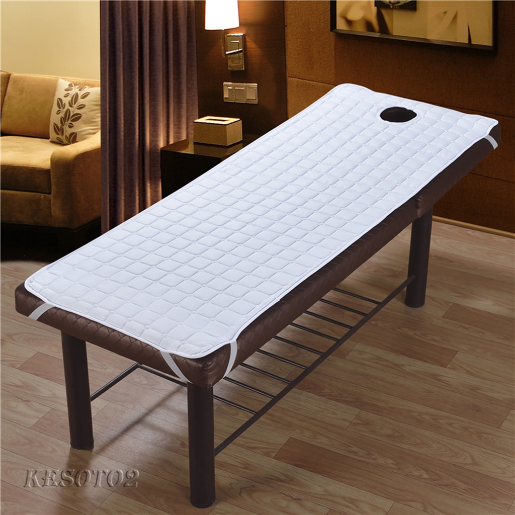 Antiskid Massage Table Cover Sheet with Face Hole 190x80cm Beauty Bed