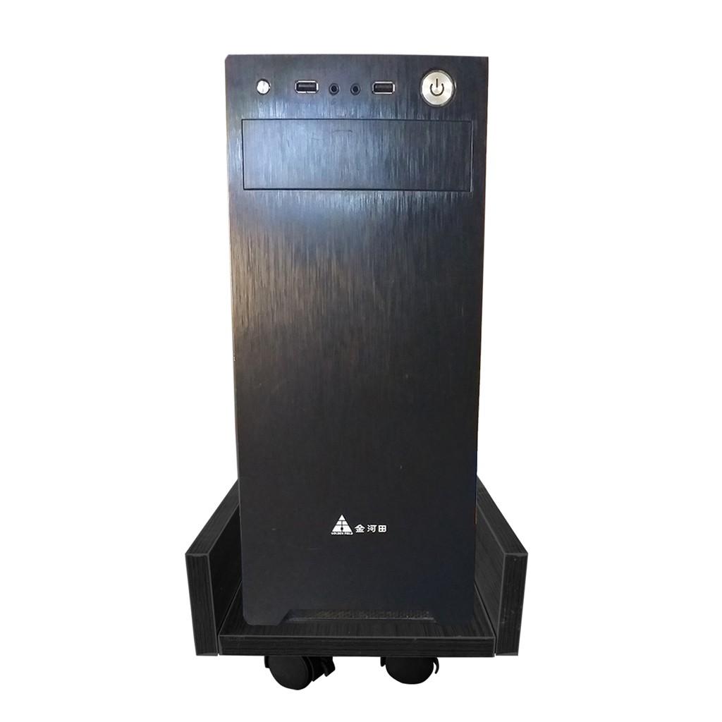 KRUZO Minimalist Computer CPU Wheeled Stand V1 (Black) | Shopee Philippines