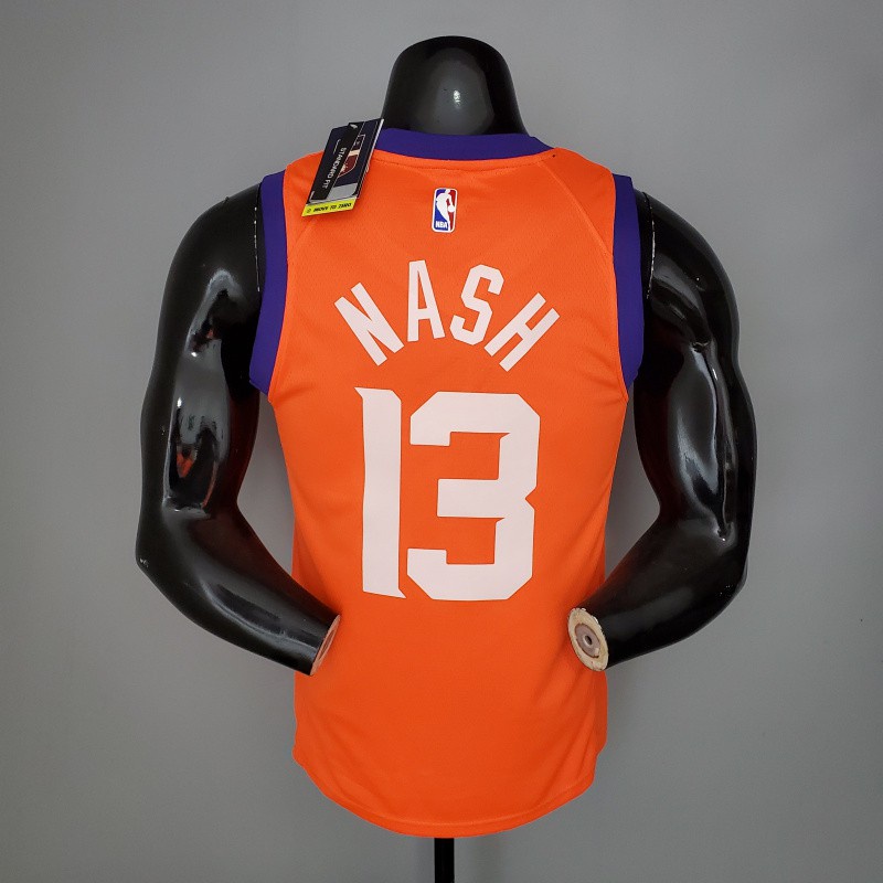 Steve Nash 13 Roswell Rayguns Orange Basketball Jersey — BORIZ