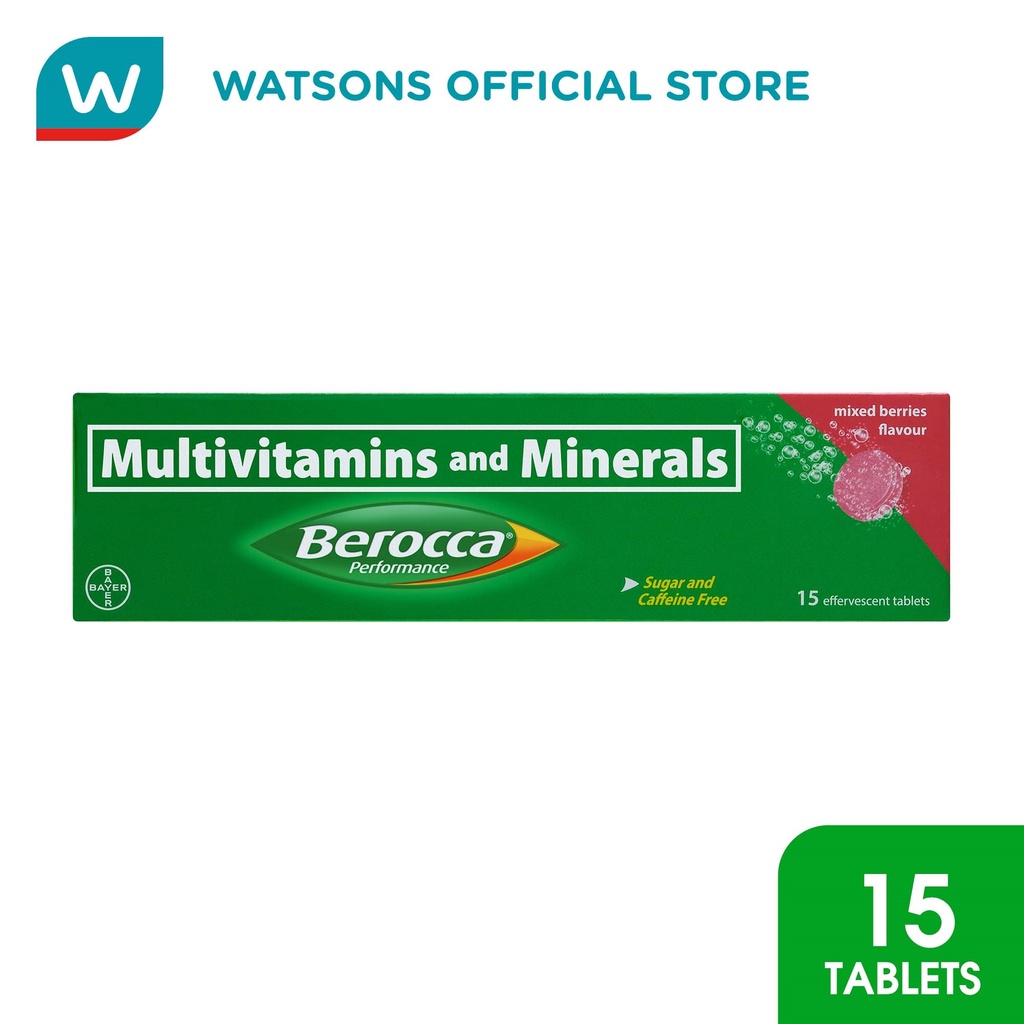 BEROCCA Mixed Berries Vitamin + Ascorbic Acid + Calcium