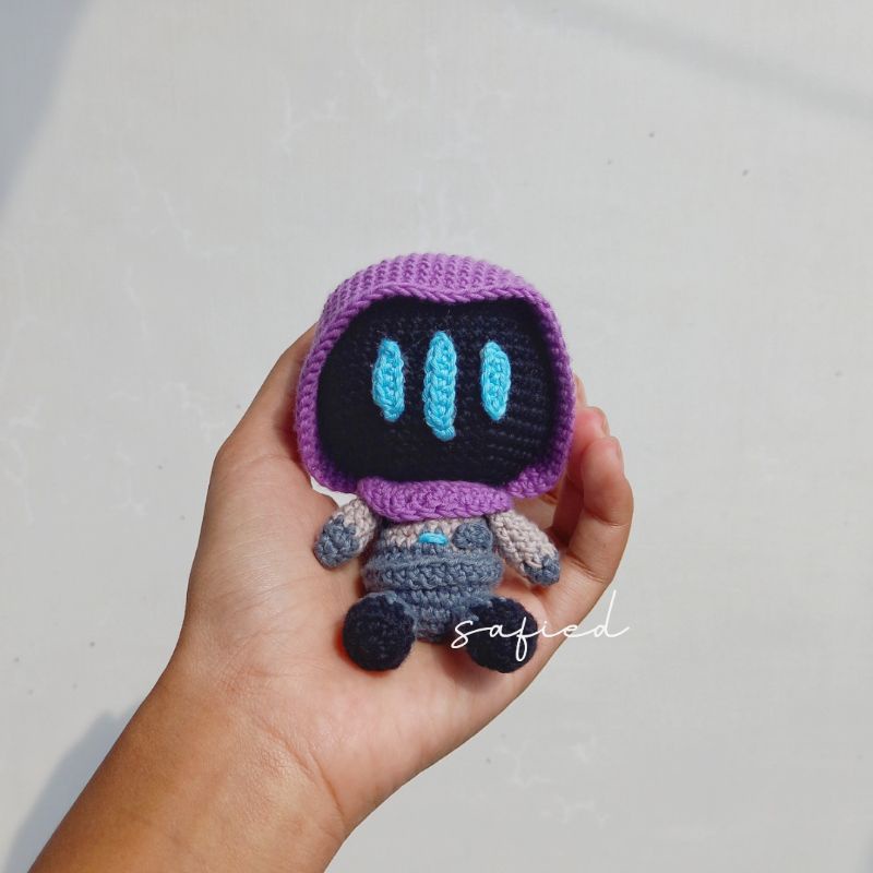 Omen Knitting Doll Omen Valorant Amigurumi (Knit Doll/Crochet Doll