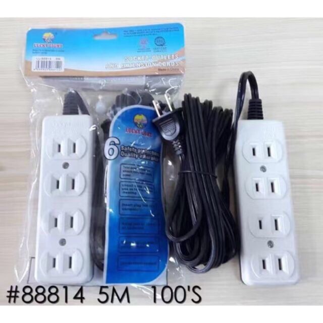 COD Extension power strip 4gang with wire | Shopee Philippines