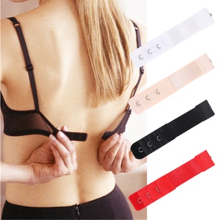 3Pcs Women Bra Extender Strap 1-4 Hooks Replace Elastic Underwear Back  Extension