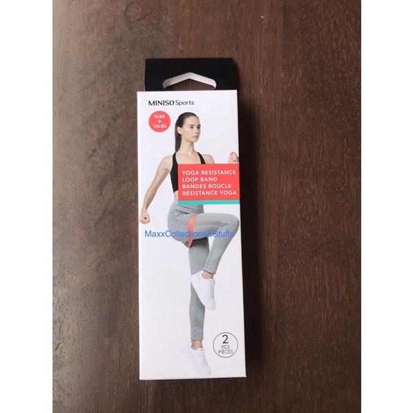 Miniso Yoga Resistance Loop Band 2pcs | Shopee Philippines