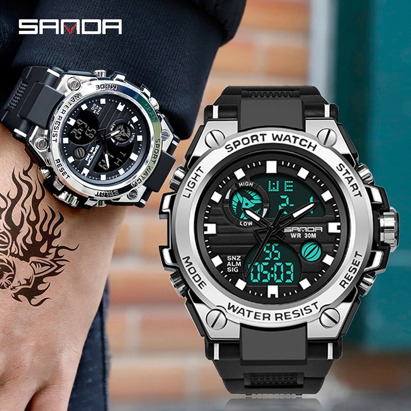 Analog Watch Best Sport Watch Under 100 SANDA Watch For Men