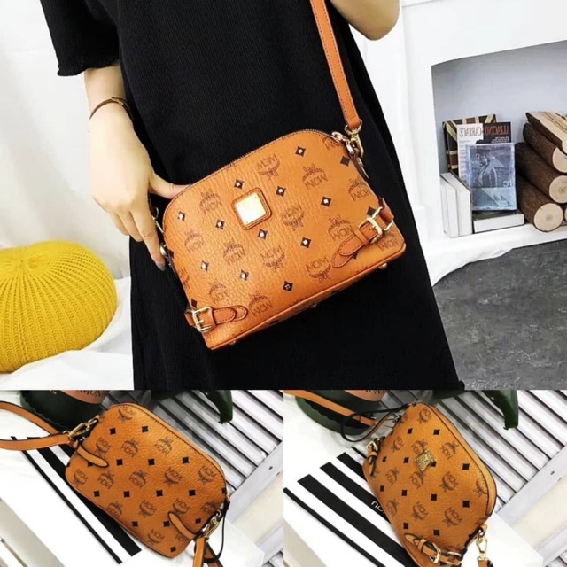 MCM Alma Type Small Bag, Luxury, Bags & Wallets on Carousell