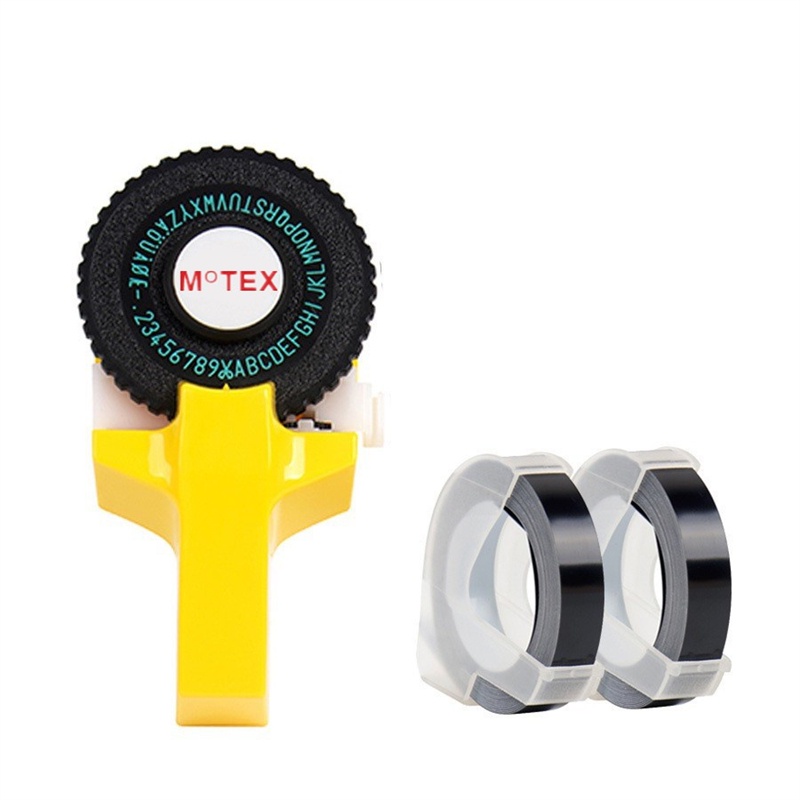 MoTex E101 embossing label maker for 9mm dymo 3D embossing Tape Manual